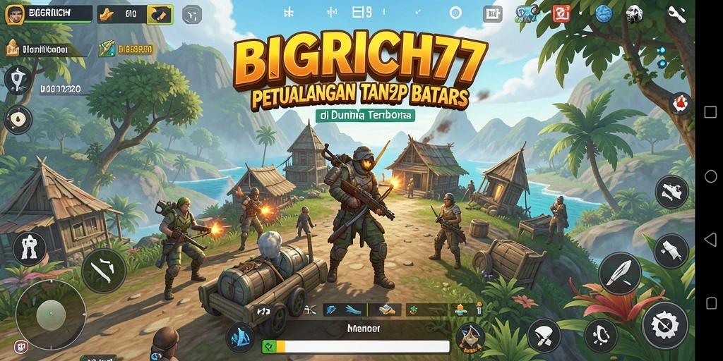 Tampilan gameplay yang menarik di dunia terbuka BIGRICH77.