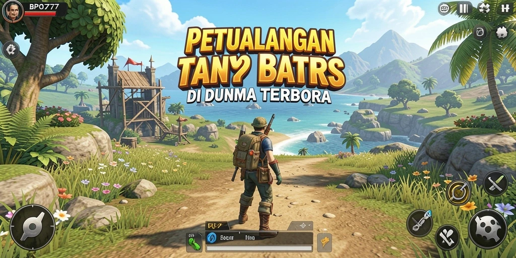 Screenshot BPO777 menampilkan aksi mendebarkan di lingkungan Open World.