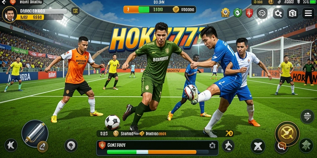 Tampilan gameplay HOKI777 yang mendebarkan dan penuh aksi.