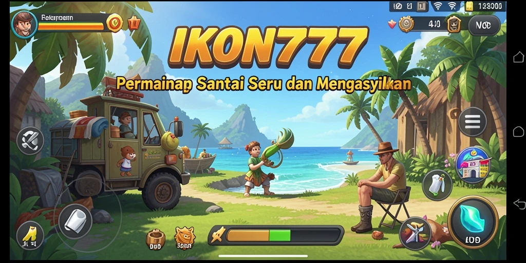 Tangkapan layar gameplay IKON777 menampilkan keseruan permainan santai yang mudah dimainkan.