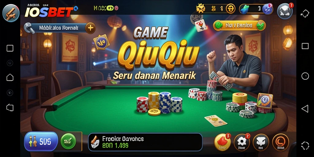 Tampilan gameplay seru QiuQiu di IOSBET.