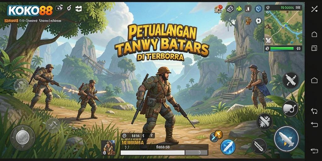 Tampilan menarik gameplay KOKO88 di dunia yang luas dan dinamis.