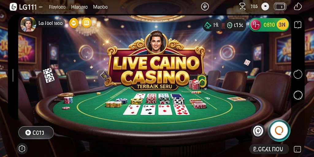 Tampilan gameplay seru di Live Casino LG111.