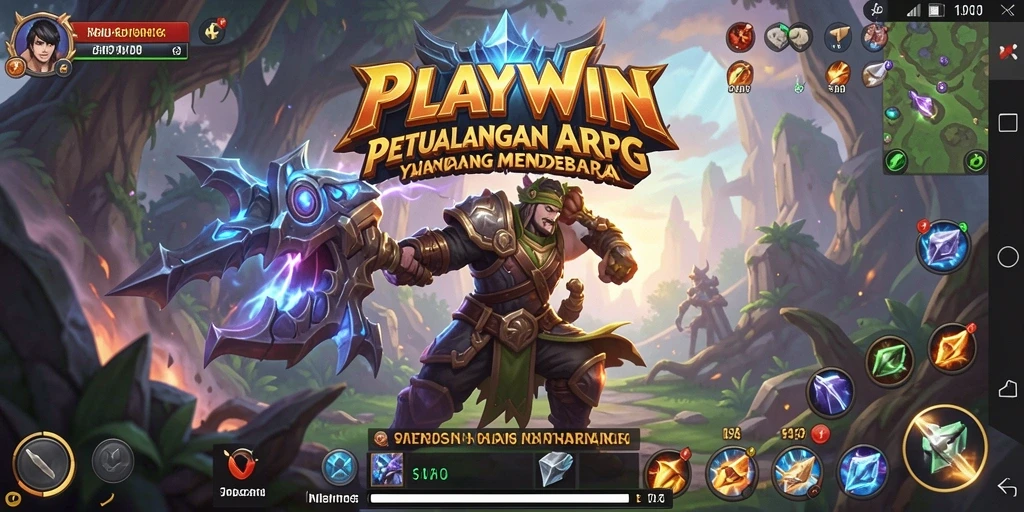 Tampilan gameplay <strong>PLAYWIN</strong> yang penuh aksi dan seru di dunia ARPG.