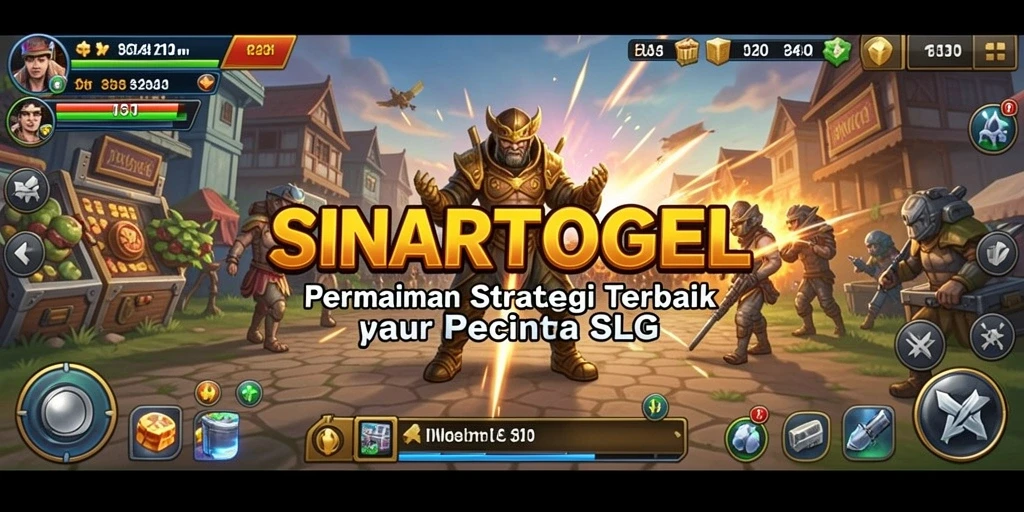 Tangkapan layar gameplay SINARTOGEL dengan aksi pertempuran strategis.